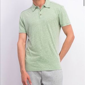 FAIRLANE & SONS drew linen blend polo